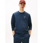 Tommy Hilfiger DM0DM22665 TJM Reg Badge Crew EXT Mavi Erkek Sweatshirt