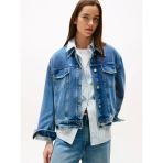 Tommy Hilfiger Dnm Lana Casual Jacket Kadın Mavi Mont - WW0WW46485
