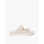 Tommy Hilfiger DOUBLE STRAP NUBUCK SANDAL Kadın Bej Terlik - FW0FW09298