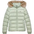 Tommy Hilfiger DW0DW18312 M1C Yeşil3 Kapüşonlu Kadın Montu