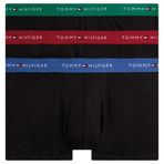 Tommy Hilfiger Erkek 3'lü paket boxer şort, logolu külot, çok renkli (Reg Red/Blu Awrd/Nouv Green), S