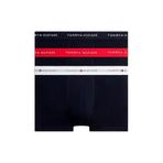 TOMMY HILFIGER Erkek 3P TRUNK WB Şort Primary Red/White/Desert Sky M