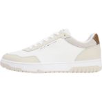 Tommy Hilfiger Erkek Basket Core Lite Lth Block Ayakkabı FM0FM05713ACI - Bej