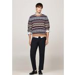 Tommy Hilfiger Erkek Bej Wool Blend Kazak