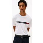 Tommy Hilfiger Erkek Beyaz Chest Inser T-shirt