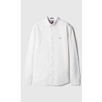 Tommy Hilfiger Erkek Beyaz Oxford Gömlek