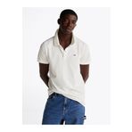 Tommy Hilfiger Erkek Beyaz Regular Fit Polo Yaka T-Shirt