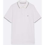 Tommy Hilfiger Erkek Beyaz Tommy Hilfiger Performance Jersey R, Ybr Beyaz Erkek T-Shirt & Polo - 2XL - 001-Beyaz