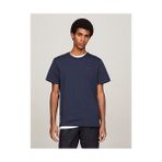 Tommy Hilfiger Erkek Bisiklet Yaka T-Shirt - Mavi - XS