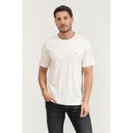 Tommy Hilfiger Erkek Bisiklet Yaka T-Shirt, Sarı, XS Beden