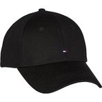 Tommy Hilfiger Erkek CLASSIC BB CAP Şapka FLAG BLACK Tek Beden