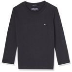 Tommy Hilfiger Erkek Çocuk BOYS BASIC CN KNIT L/S Shirt Sky Captain 86
