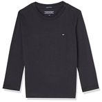 Tommy Hilfiger Erkek Çocuk BOYS BASIC CN KNIT L/S Shirt Sky Captain 92