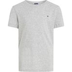 TOMMY HILFIGER Erkek Çocuk BOYS BASIC CN KNIT S/S Tişört Grey Heather 4