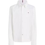 Tommy Hilfiger Erkek Çocuk BOYS STRETCH OXFORD SHIRT L/S Shirt White 6