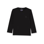 TOMMY HILFIGER Erkek Çocuk Gömleği BOYS BASIC CN KNIT L/S Shirt Meteorite 8