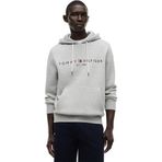 Tommy Hilfiger Erkek CORE TOMMY LOGO HOODY Sweatshirt CLOUD HTR XL