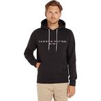 Tommy Hilfiger Erkek CORE TOMMY LOGO HOODY Sweatshirt JET BLACK M