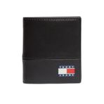 Tommy Hilfiger Erkek Cüzdan Sanat AM0AM13866, siyah, Taglia Unica