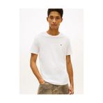 Tommy Hilfiger Erkek Ekstra Slim Fit 3'lü T-Shirt - Ekru - XL
