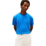 Tommy Hilfiger Erkek ESS Seasonal Reg Fit Solid Tee Mw0mw39995 S/S Tişört, Mavi (Blue Orbit), M
