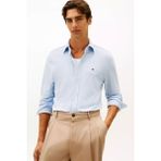 Tommy Hilfiger Erkek Featherweight Örme Pike Gömlek - Açık Mavi