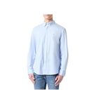 TOMMY HILFIGER Erkek Gömleği CORE FLEX POPLIN SOLID RF SHIRT Shirt Sweet Blue XXXL