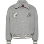 Tommy Hilfiger Erkek Gri Tommy Hilfiger Tjc Varsıty Jacket, P6N Gri Erkek Ceket - 001-Gri