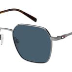 Tommy Hilfiger Erkek Güneş Gözlüğü, TH 2133/S, Mat Gri