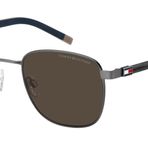 Tommy Hilfiger Erkek Güneş Gözlüğü, TH 2138/S, Koyu Gri