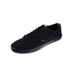 Tommy Hilfiger Erkek H2285ARLOW 1D Spor Ayakkabı Black/Black 40