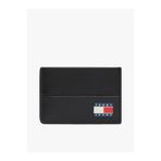 Tommy Hilfiger Erkek Kart Bölmeli Deri Siyah Cüzdan