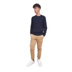 Tommy Hilfiger Erkek Kazak Classic Cable Crew Neck, Mavi, XXL