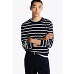 Tommy Hilfiger Erkek Kazak MW0MW33132 Mavi/ekru