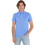 Tommy Hilfiger Erkek Kısa Kollu 1985 Slim Fit Polo Gömlek, Mavi (Mavi Büyü), S