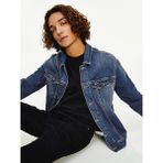 Tommy Hılfıger Erkek Kot Ceket DM0DM10244-1A5 - Mavi