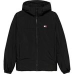 Tommy Hilfiger Erkek Marka Logo İmzalı Gündelik Kullanıma Uygun Full Fermuarlı Siyah Mont DM0DM22065, Siyah, S