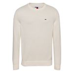 Tommy Hilfiger Erkek Marka Logolu Gündelik Kullanıma Uygun Organik Pamuklu Beyaz Kazak Dm0dm18370-Ybh