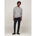 Tommy Hilfiger Erkek Marka Logolu Organik Pamuklu Günlük Kullanıma Uygun Gri Kazak Mw0Mw14748-P4A - 2XL