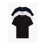 Tommy Hilfiger Erkek Marka Logolu Pamuklu Günlük Kullanıma Uygun Beyaz T-Shirt DM0DM21579 0XR