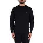 TOMMY HILFIGER Erkek Marka Logolu Pamuklu Lacivert Kazak, Lacivert, S