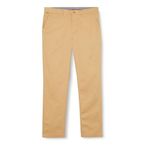 TOMMY HILFIGER Erkek Marka Logolu Streç Pamuklu 1985 Koleksiyonu İki Yan Cepli Düğmeli Arka Cep Straight Fit Kalıplı Yeşil Pantolon MW0MW25964-RBL 32X32