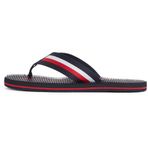 Tommy Hilfiger Erkek Masaj Hilfiger Beach Sandal Fm0fm05443 Parmak Arası Terlik, Mavi Çöl Gökyüzü, 40 EU