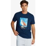 Tommy Hilfiger Erkek Mavi T-Shirt - DAF-Mavi