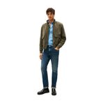 Tommy Hilfiger Erkek Normal Bel Normal Paça Denim Pantolon, Straight Denton, Mavi, 31-34