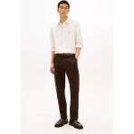 Tommy Hilfiger Erkek Performance Pique Oxford Gömlek - Kırık Beyaz - XL