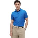Tommy Hilfiger Erkek Polo Tişört Kısa Kollu 1985 Regular Fit, Mavi (Blue Orbit), L