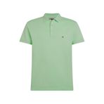 Tommy Hilfiger Erkek Polo Tişört Kısa Kollu 1985 Slim Fit, Yeşil (Fort Green), M