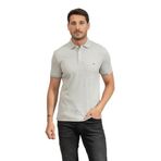 Tommy Hilfiger Erkek Polo Yaka T-Shirt, Gri, S Beden