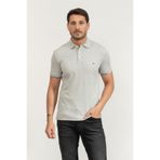 Tommy Hilfiger Erkek Polo Yaka T-Shirt Gri